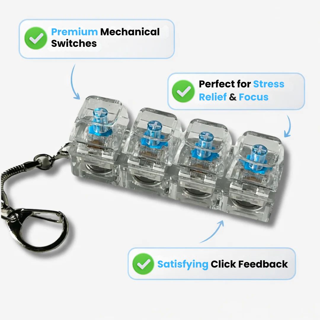Mechanical Click-Fidget Keychain
